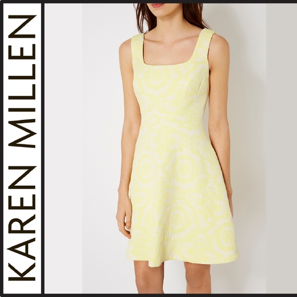 karen millen jacquard dress